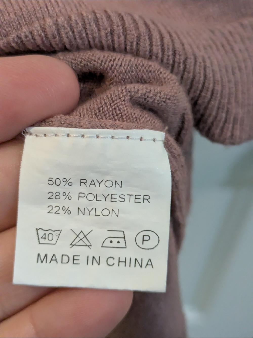 🔴 3/$15 Blush Pink Textured Square Knit Sweater - Picture 8 of 13